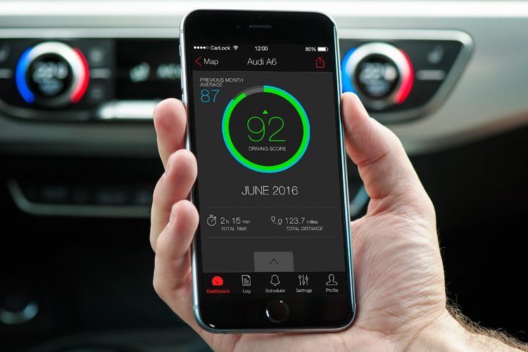 CarLock App 3.0 Dashboard