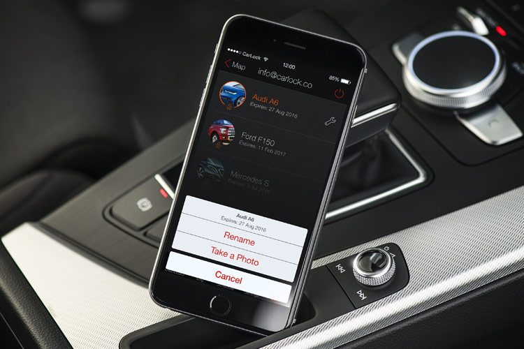 CarLock App 3.0 Profile Management