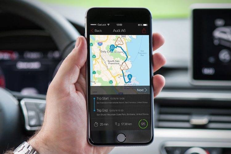 CarLock App 3.0 Trip Details