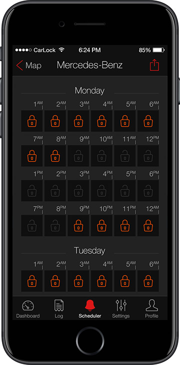 CarLock Security Scheduler