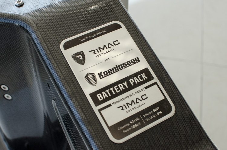 Koenigsegg Regera battery pack