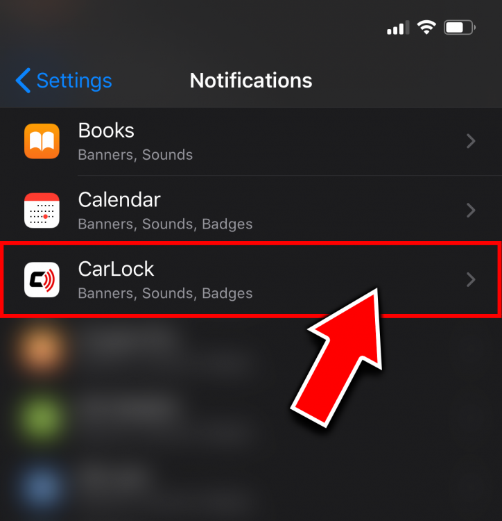 CarLock critical alerts